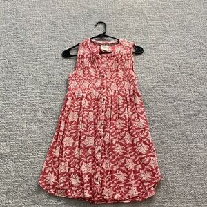 Knox Rose Pink Floral Button-Down Midi Dress